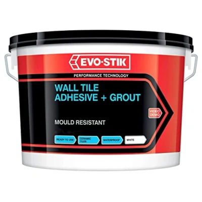Image of Evo Stik Mould Resistant Wall Tile Adhesive &amp; Grout Ready Mixed Economy 1 Litre