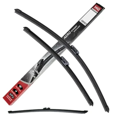 Image of HQ AUTOMOTIVE Front+Rear Windscreen Wiper Blades fits MINI Countryman 3pcs Replacement F60 2016 onwards Graphite Coated Natural Rubber No Smear Judder Free Model ADF12 321HQA10 V1