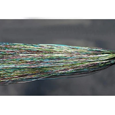 Image of 5 Packs Mixed Colors 0.3mm Flashabou Holographic Tinsel Flat Mylar Crystal Flash Trout Tube Fly Fishing Tying Materials (color 5)