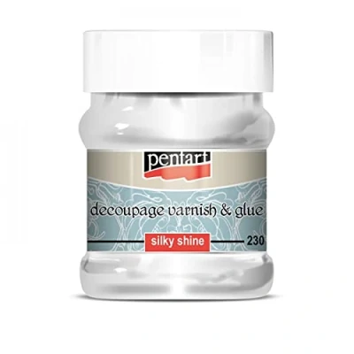 Image of Pentart Decoupage Varnish and Glue, Silky Shine, 230ml