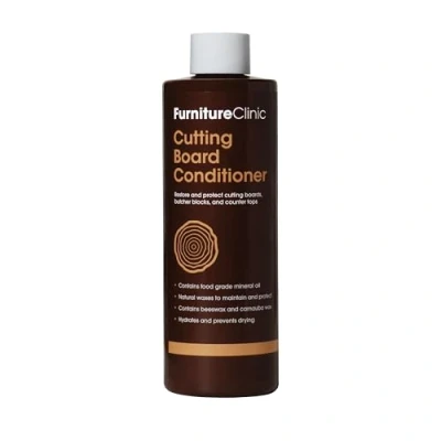 Image of Furniture Clinic Cutting Board Conditioner (500ml) Formula of Food Grade Mineral Oils and Waxes to Restore Maintain Your Chopping Boards, A Time Proven