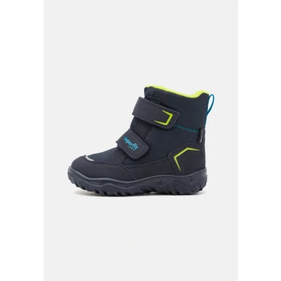 Image of Superfit Husky Winter boots for kids, Size: 6.5/7, Blau/hellgrün Imitation leather/ textile