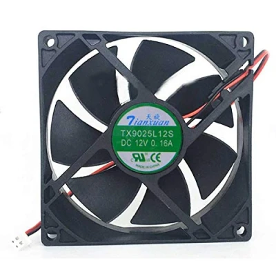 Image of N / A cooling Fan Tianxuan TX9025L12S,Server Cooler TX9025L12S DC 12V 0.16A, Processor Heatsink for 90 * 25mm