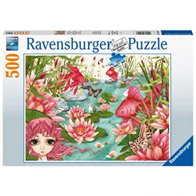 Image of Ravensburger Minu&#039;s Pond Daydreams 500 Piece Jigsaw Puzzle for Adults and Kids Age 10 Years Up