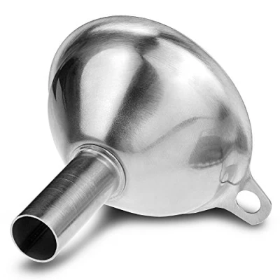 Image of bar@drinkstuff Mini Funnel 5.5cm Small Stainless Steel Decanting for Making Home Made Jams