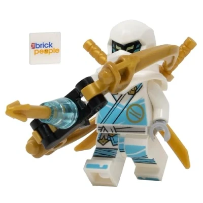 Image of LEGO Ninjago Dragons Rising: Zane Minifigure with Ice Bow