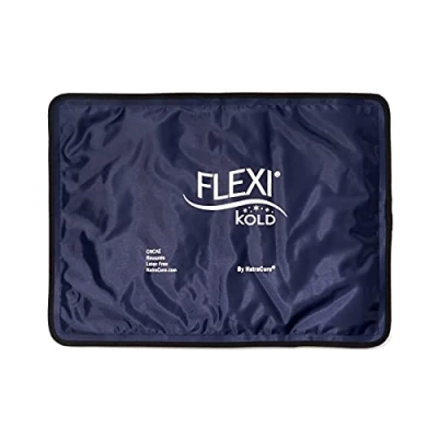 Image of FlexiKold Ice Pack (Standard ) Reusable Gel Cold for First Aid, Sports Injuries, Pain Relief and Therapy (36.8 cm x 26.5 cm)
