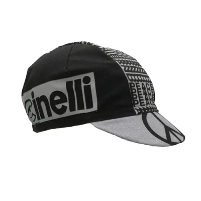 Image of Cinelli Peace Cycling Cap, Black, One Size