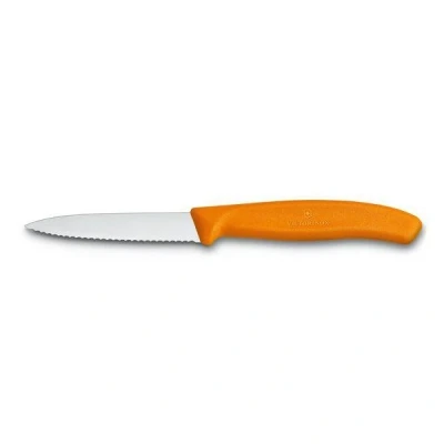 Image of Victorinox Paring Knife Swiss Classic Orange Serrated