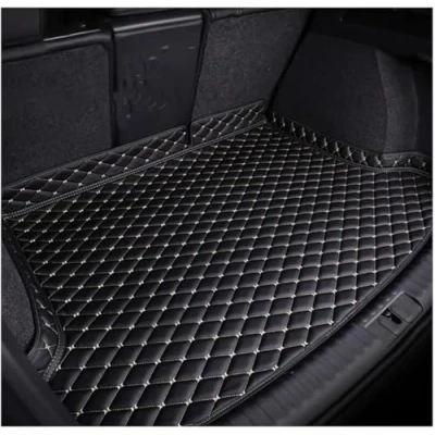 Image of LIMINFACAI Car Leather Boot Mats for Mercedes Benz Glc SUV 200 250 300 300e 350e 300de 2015 2023,Auto Waterproof Anti Scratch Slip Trunk Pad Cargo Protector Liners Interior Accessories