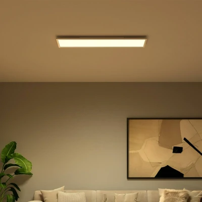Image of Philips Hue Surimu White and Colour Ambiance Smart Lighting Rectangle Panel Light. with Bluetooth, Works Alexa, Google Assistant Apple Homekit