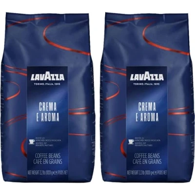 Image of Lavazza Espresso Crema E Aroma Coffee Beans 1Kg (Pack of 2)