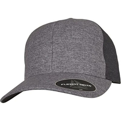 Image of Flexfit Delta Carbon Cap, Size: L/XL, melange blue charcoal