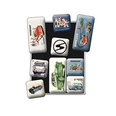Image of Nostalgic Art 83008 Berlin Trabant, Magnet Set (9pcs)