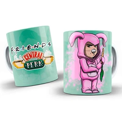 Image of Mugtime (TM) Friends TV Show Chandler Bing Central Perk Inspired Ceramic Coffee Tea Mug Cup 11oz 330ml