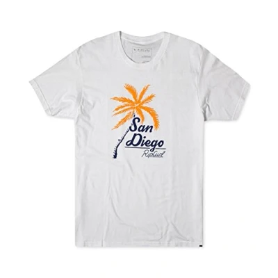 Image of Rip Curl Men&#039;s San Diego Heather T Shirt, White, Large