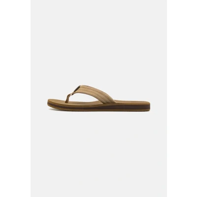 Image of Reef THE Groundswell Tbar sandals, Men&#039;s, Size: 8, Tan Suede