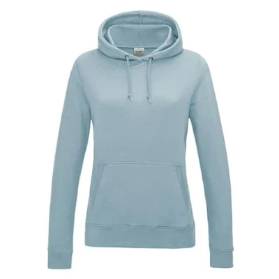 Image of AWDis Women&#039;s Girlie College Hoodie, Blue (Sky Blue), 14 (Manufacturer Size:Large)
