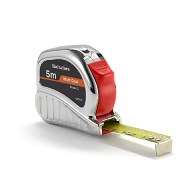Image of Hultafors 368103 &quot;TMC 5M&quot; Short Steel Tape Silver/Grey
