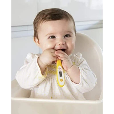 Image of Mummy Cooks ThermoSpoon Digital Baby Spoon Thermometer (Yellow)