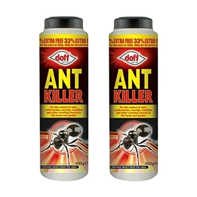 Image of Ant Killer Powder for Indoor and Outdoor Use Strongest Lawns, Home, Garden to Kill Ants, Cockroaches, Woodlice, Earwigs Crawling Insects (Pack of 2)