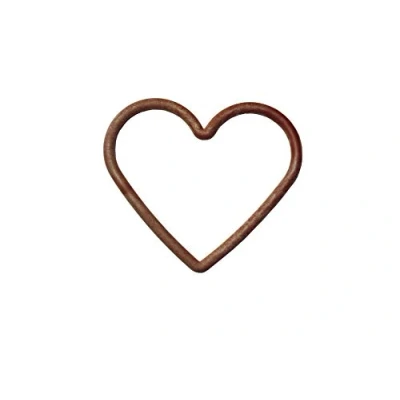 Image of Proops Pack of 5 Large WOOD EFFECT Heart Shape Macrame Frame Ring, 155mm x 112mm, Craft, Hobby. (S7830) Free UK Postage.