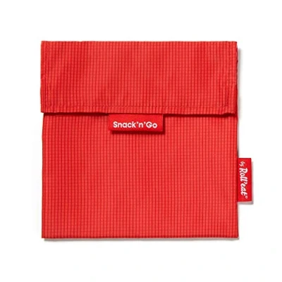 Image of Roll&#039;eat ® Reusable Snack Bag Kids Snacks Container Eco Friendly Food for Storage Red Holder Snack&#039;n&#039;Go Active