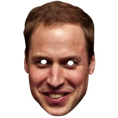 Image of Star Cutouts Ltd Prince William Duke OF York Single Cardboard Face Mask