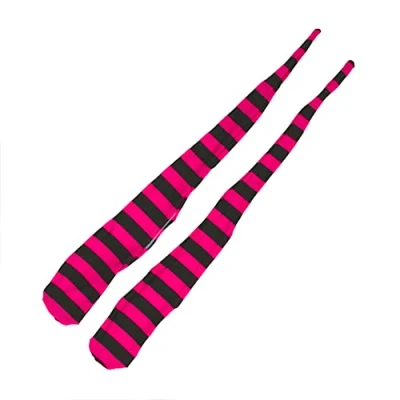 Image of Cascade Juggling Poi Socks Stretchy Trainer Sock Ideal For All Levels (Pink and Black)