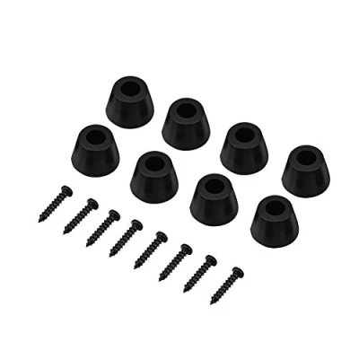 Image of 8Pcs Speaker Rubber Feet Anti vibration Base Pad Stand for Guitar Amplifier w/Screws 30x20mm