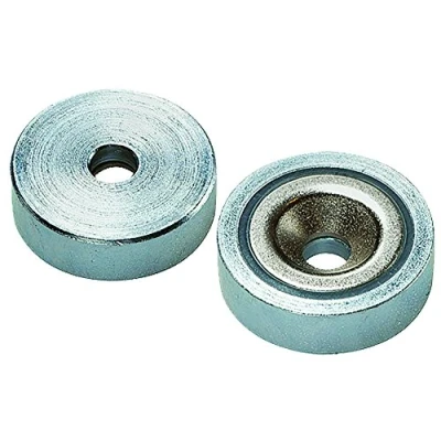 Image of Eclipse Magnetics Neodymium Shallow Pot with Countersunk hole Ø32x7mm E1003/NEO