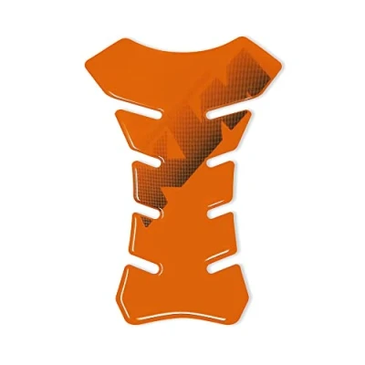 Image of Quattroerre 3D Tank Protection for KTM Motorcycle, Orange