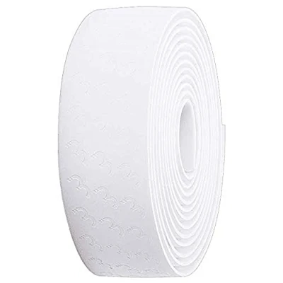 Image of BBB Cycling Bicycle Handlebar Tape White Road, Urban, MTB bar Non Slip Pattern Grip Includes Plugs UltraRibbon BHT 15