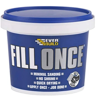 Image of Everbuild Fill Once Ready Mixed Filler Fills in One Go Quick Drying White 325 ml