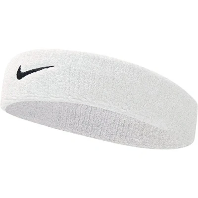 Image of Nike Men&#039;s Swoosh Headband, White/Black One Size