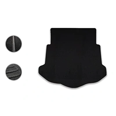 Image of Car Mat Co Tailored Fit Black Carpet Boot for Ford Mondeo 2006 14 [Hatchback]