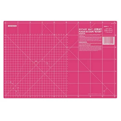 Image of Rotary Cutting Mat: 42.5x27.5cm / 17x11in: Pink