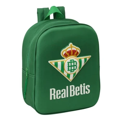 Image of Safta Real Betis Balompié 3D School Material, Ideal for Children of Different Ages, Comfortable and Versatile, Quality Resistance, Green, Estándar