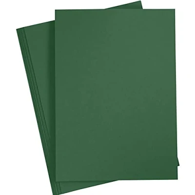 Image of 20 Fir Green A4 180gsm Card Sheets for Crafts