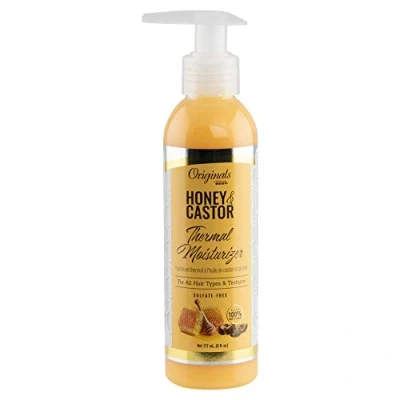 Image of AFRICA&#039;S BEST ORIGINALS HONEY &amp; CASTOR THERMAL MOISTURISER 177ML 6OZ.