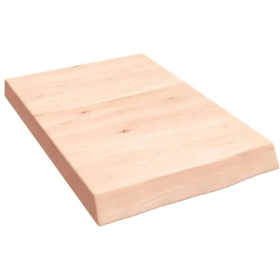 Image of vidaXL Bathroom Countertop 40x60x(2 6) cm Untreated Solid Wood