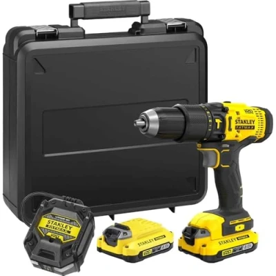 Image of STANLEY Fatmax V20 SFMCD711 Cordless Hammer Drill &amp; Driver Set