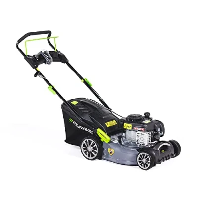 Image of Murray Petrol Lawnmower 2 in 1 Push Compact Lawn Mower &quot;EQ2 300&quot; 42cm with Grass Box 45L for Small and Medium Lawns Ergonomic Handle Bar, Dust Shield