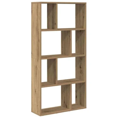 Image of vidaXL Bookcase Artisian Oak 60x20x120 cm Engineered Wood