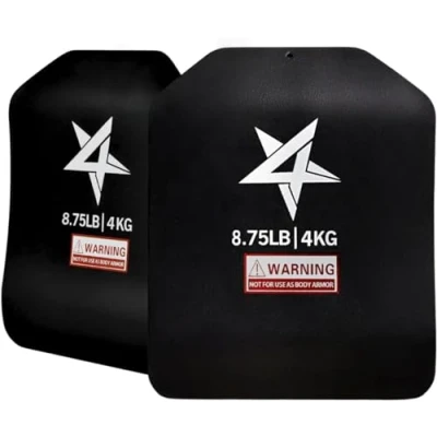 Image of Yes4All S0DZ Ideal Curved Tactical Weight Vest Plates 8.75lb/ Weights Carrier Plate For Body Workout, Intensive Training, Rucking And Cardio