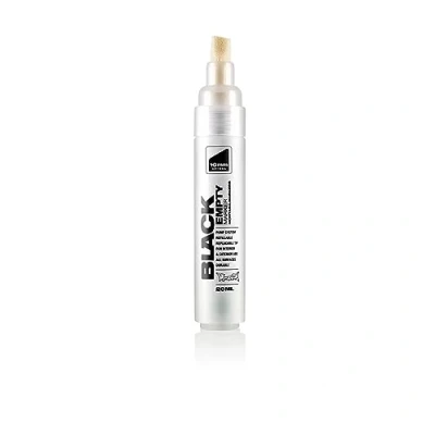 Image of Montana Black Empty Marker, 10mm, Chisel (044260), White