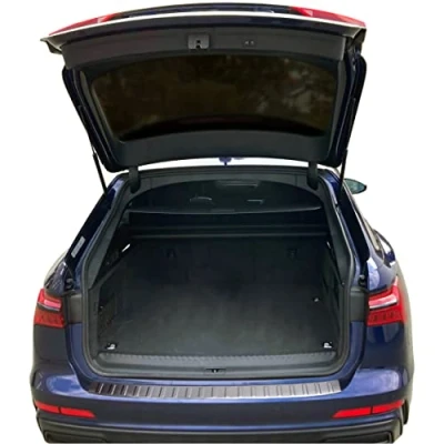 Image of Boot Sill Protector Matte Stainless Steel Compatible with Audi A6 Avant Type C8 Year of Manufacture from 2018 Premium Quality RECAMBO
