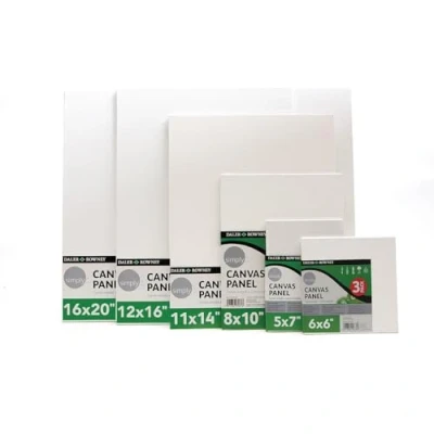 Image of Simply Canvas Panel, White, 16x20