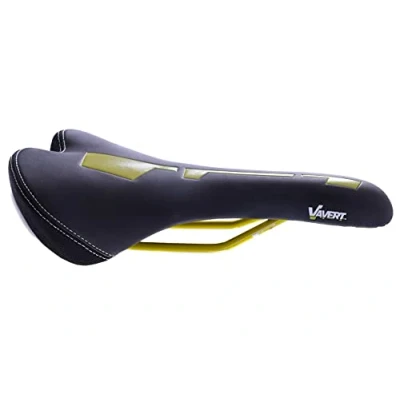 Image of Gel Racing Bike/mtb Sports Bike Saddle Quality Vavert Seat Black/lime