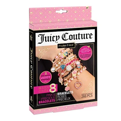 Image of Make It Real Juicy Couture Bracelet Making Kit Pink and Precious Gifts for girls